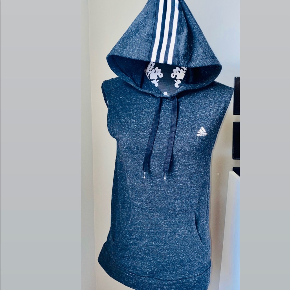 Adidas sleeveless hoodie for women
